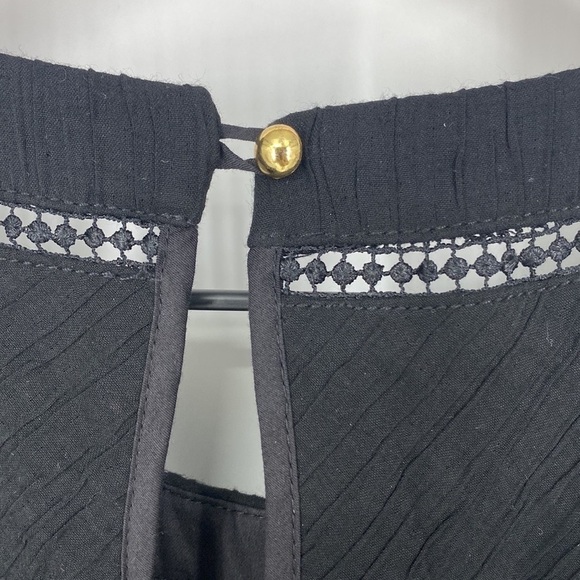 Elevenses Layered Sleeveless Onyx Romper - Picture 4 of 7